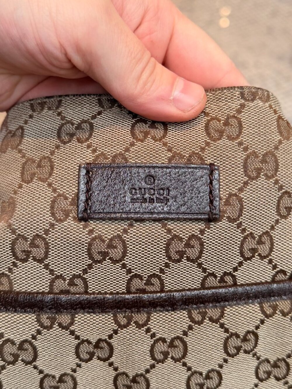 Gucci Beige GG Canvas Sherry Line Messenger Bag - Picture 15 of 15